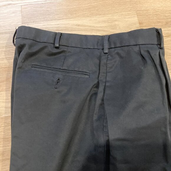 Dockers Men's Pants, Black, 100% Comfortrel Polyester, Pleated, Cuffed - Picture 6 of 12